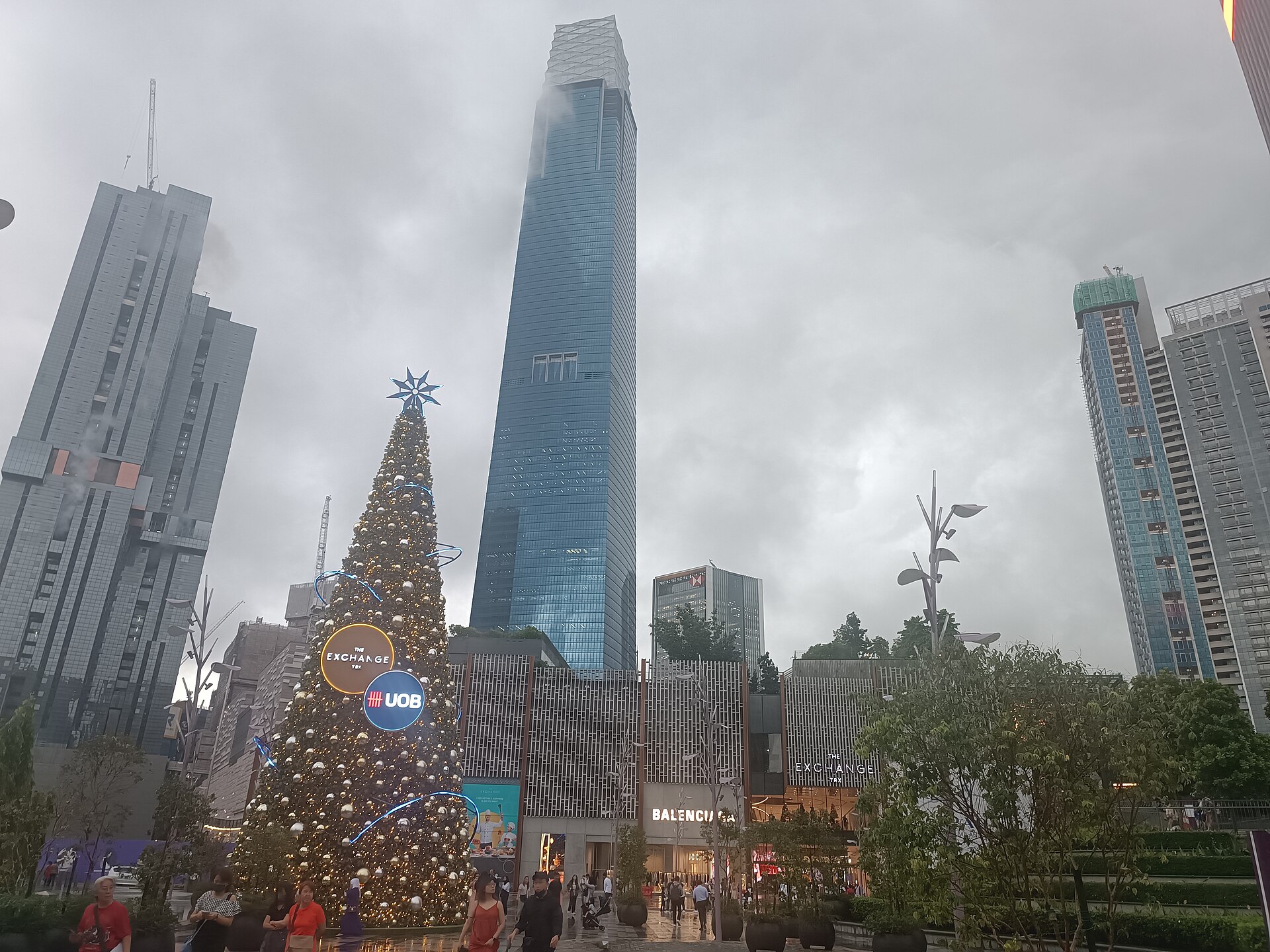 The Exchange TRX and tower in Tun Razak Exchange, Kuala Lumpur