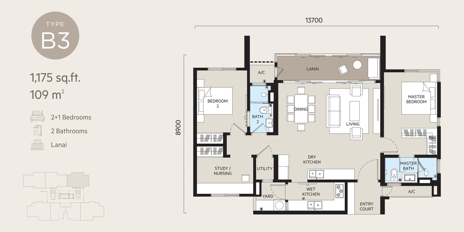 Oaka Residence floor plan