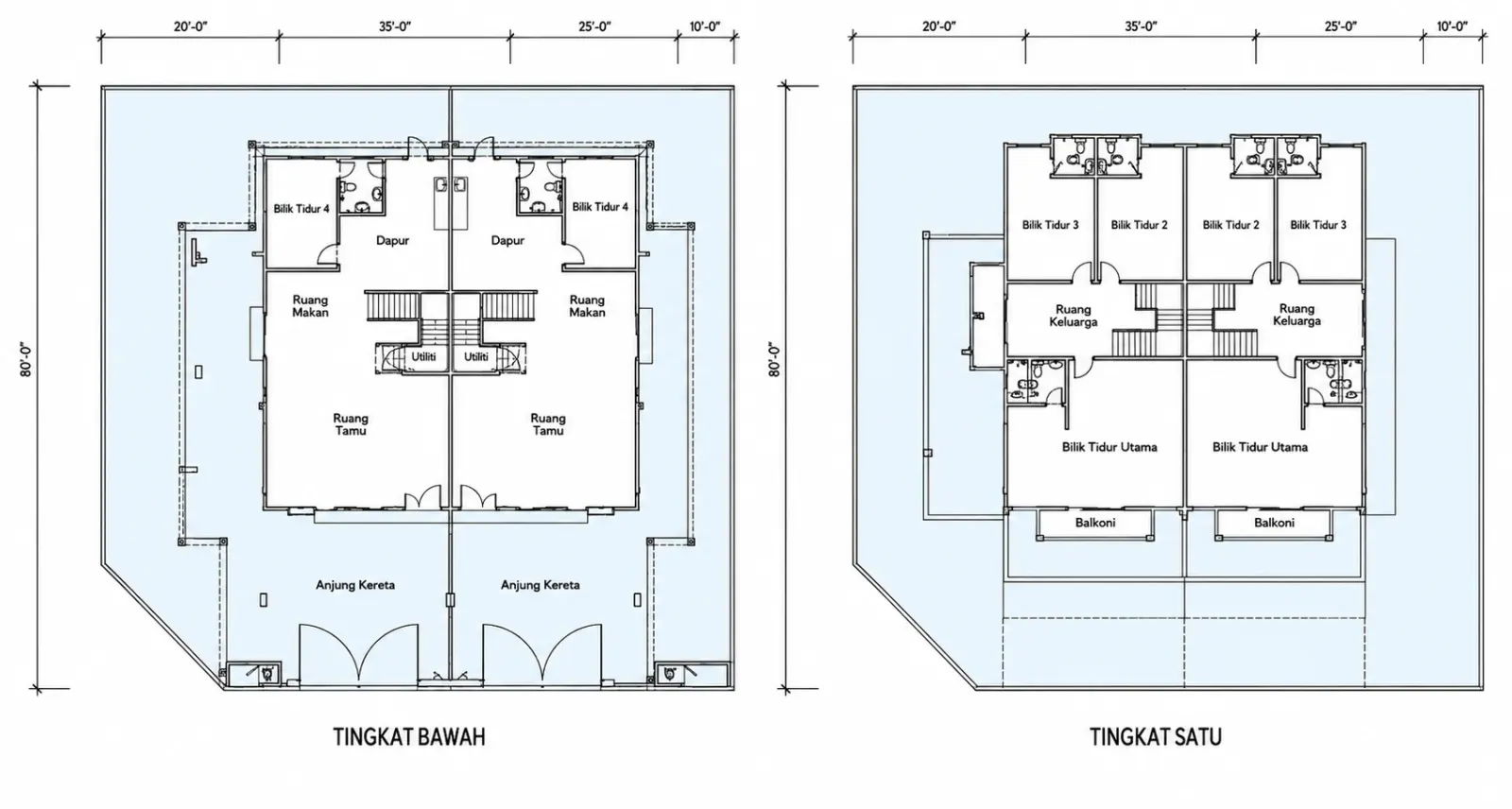 AMPANG COVE Type SEMI-D floor plan