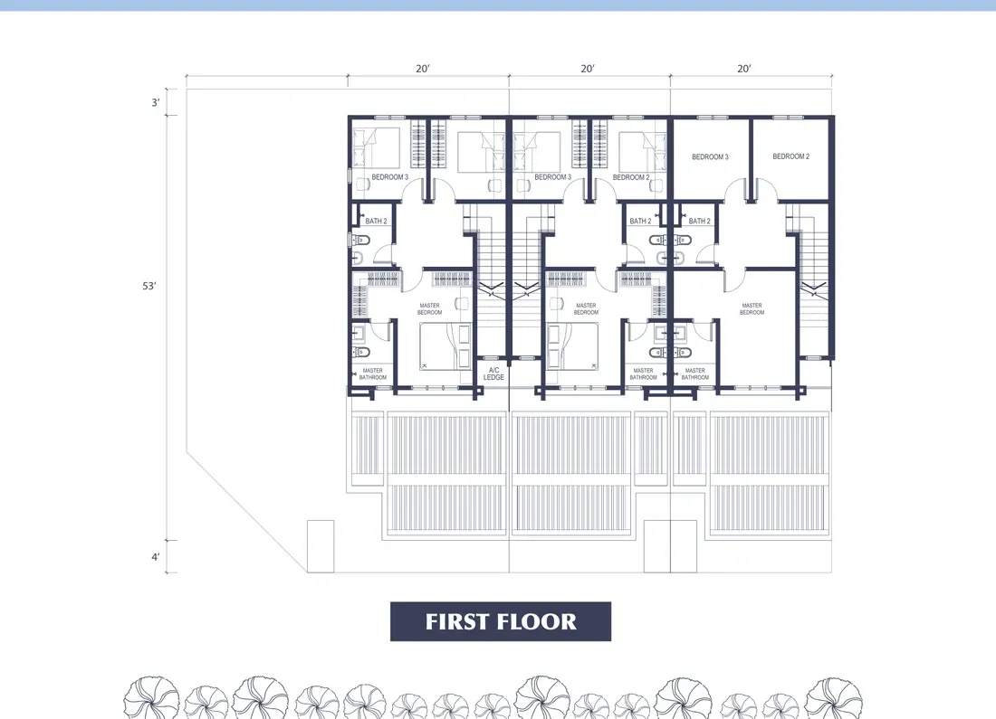 Eco Horizon @ Dawson Collection (Phase 12) Terrace, first floor floor plan