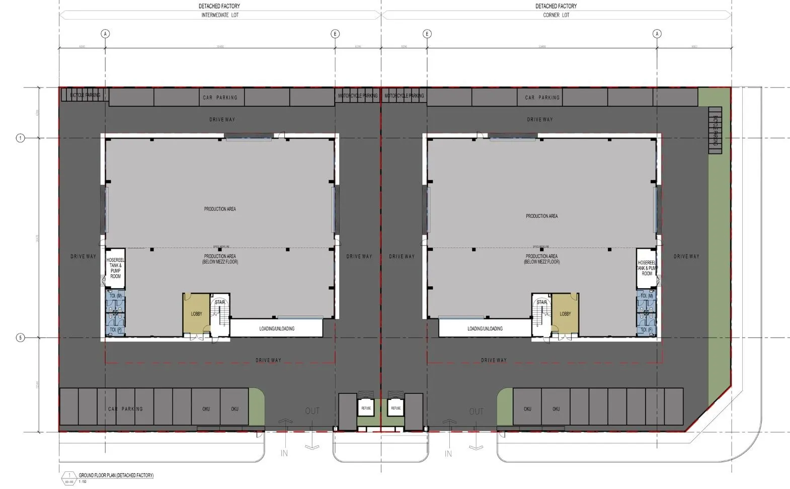 GENTING INDUSTRIAL CITY Detached Factory floor plan