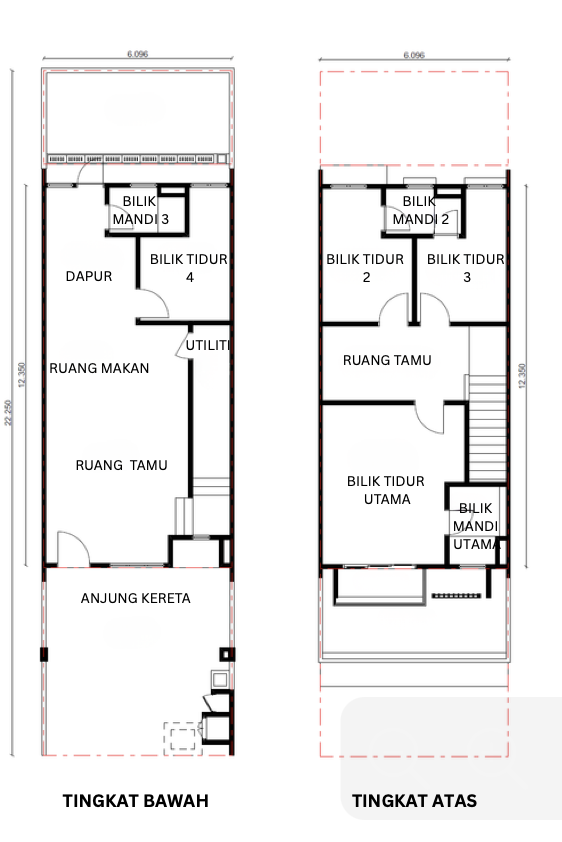 Majestic Flora (Residensi Flora) 20' x 70' floor plan