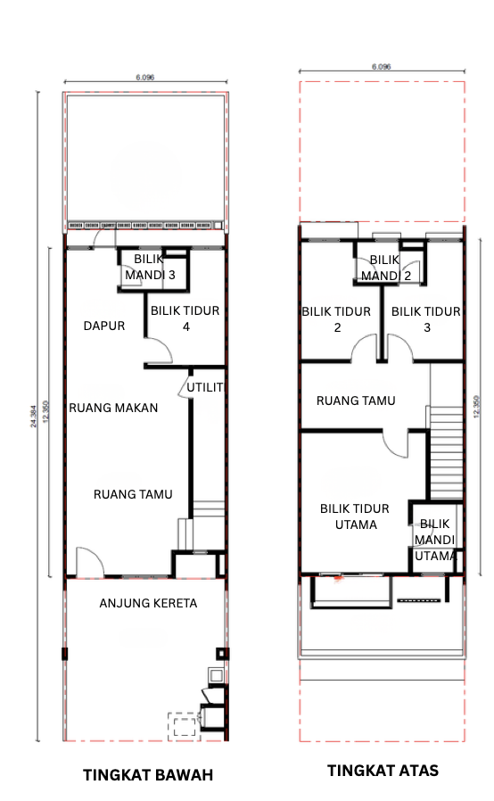 Majestic Flora (Residensi Flora) 20 x 80' floor plan