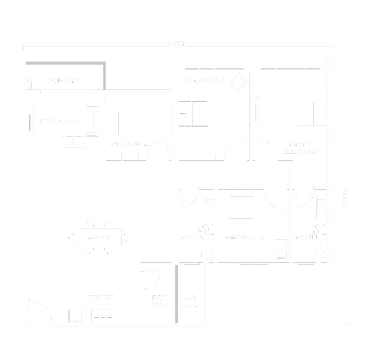 The Pier Type B - 114 sqm / approx. 1227 sqft - 4 bedrooms floor plan